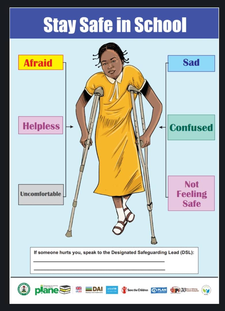 Stay Safe in School Poster 1