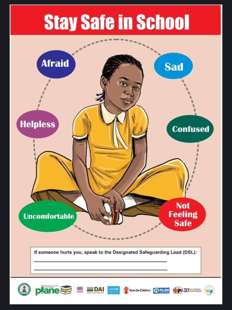 Stay Safe in School Poster 2