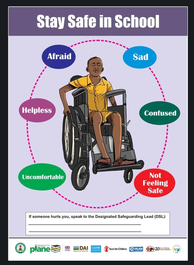 Stay Safe in School Poster 3